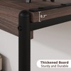 Farmhouse Entryway Table, 40" Brown Console Table with Storage - 4 of 4