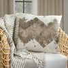 1pc 20"x20" Indigo Road by Egypt Sherrod Kanoko Chevron Decorative Pillow Beige - 4 of 4