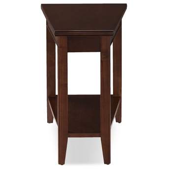 Laurent Recliner Wedge Table Chocolate Cherry Finish - Leick Home