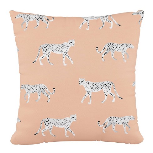 Cheetah best sale pillow target