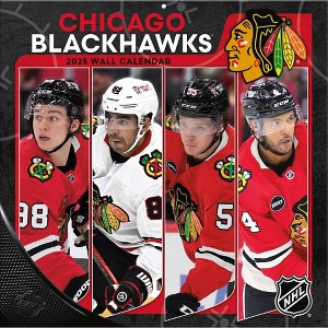 NHL Chicago Blackhawks 2025 12"x12" Team Wall Calendar - 1 of 4