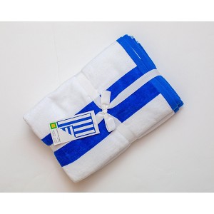 Espalma Tropical Cabana  Striped Velour Beach Towels - 2 Pack - 1 of 3