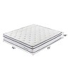 Luck Live 10-inch mattress Full size foam and pocket coil springs, pressure relief, medium firmness comfort,  CertiPUR-US certified - 3 of 4