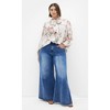 Women's Plus Size Arianna Print Top - natural | CITY CHIC - 2 of 4