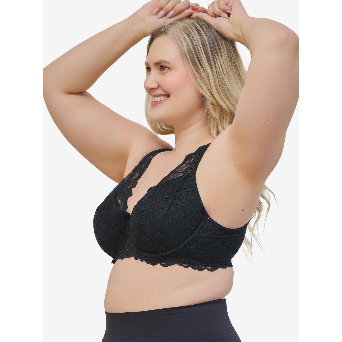 Leading Lady Women's The Willow - Lace Plunge Underwire Bra (5944) - thumbnail 3