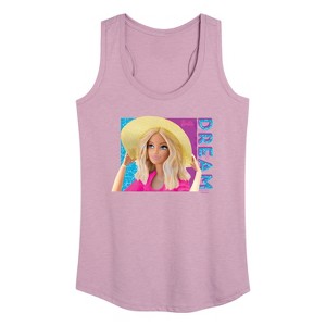 Women's - Barbie - Dreaming of Summer Graphic Racerback Tank - 1 of 4