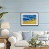 Stupell Industries Land Meets Sky Expressionist Framed Print Under Glass - 3 of 4