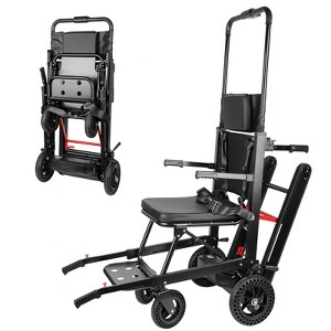 Mojgar Electric Stair Climbing Dolly Electric Stair Climbing Hand Truck, Elevator Stairlifts Wheel Chair Max 441 lbs Capacity, Black - 1 of 1