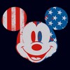 Women's Mickey & Friends American Flag Retro Mouse T-Shirt - 2 of 4