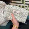 Cute Makeup Bag Organizer Travel Cosmetic Bag Aesthetic Coquette Cotton Floral Make up Bag Toiletry Bags for Women Girls - 4 of 4