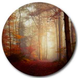 Courtside Market Global Wonders Photography Collection, Fall Evening Statement Piece Wood Décor - 1 of 4