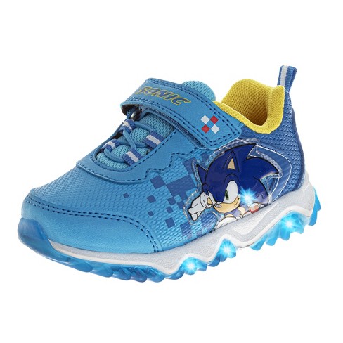 Sonic The Hedgehog Boys' Light Up Sneakers. (little Kids/toddler ...