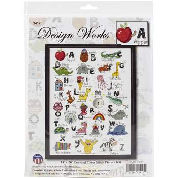 Design Works Counted Cross Stitch Kit 16X20-Baby ABC (14 Count)