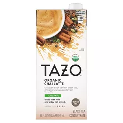 Tazo Organic Tea Latte Chai Black Tea - 32 fl oz