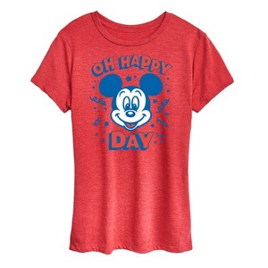 Women's - Disney - Mickey & Friends Short Sleeve Graphic T-Shirt - 1 of 4