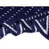 Allegra K Women's Polka Dot Pleated Neck Scarf Rhombus Handkerchief 40x18 inches(LxW) 1 Pc - 4 of 4