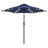 Sonkuki 7.5 ft Outdoor LED Solar Lighted Patio Market Umbrella w/ Push Button Tilt - 2 of 4
