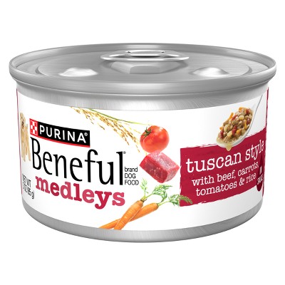 Beneful Medleys Rice, Beef and Carrot Flavor Wet Dog Food - 3oz