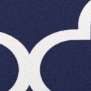 quatrefoil navy