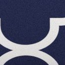 quatrefoil navy