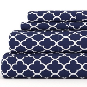 Geometric Patterns 4PC Sheet Set - Extra Soft, Easy Care - Becky Cameron - 1 of 4