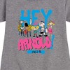 Girls' - Hey Arnold! - Arnold Spray Paint 96 Graphic Short Sleeve Fleece Dress - 2 of 4