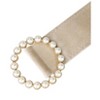 Elerevyo Women Faux Pearl Buckle Vintage Velvet Wide Cinch Belts Waistband for Dress 1 Pc - 2 of 4