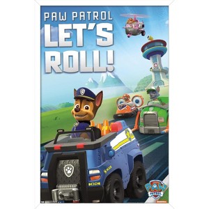 Trends International Nickelodeon Paw Patrol - Let's Roll Framed Wall Poster Prints - 1 of 4