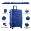 ABS+PC Hardshell 3pcs Luggage with Spinner Wheels and TSA Lock (20/24/28) - 4 of 4