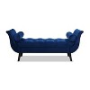NicBex Bench End of Bed Bench Tufted Flared Arm Bench for Bedroom and Entryway, Navy Blue - 2 of 4