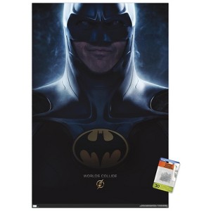Trends International DC Comics Movie The Flash - Batman One Sheet Unframed Wall Poster Prints - 1 of 4