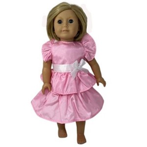 Doll Clothes Superstore Pink Ruffles Galore Compatible with 18 Inch Girl Dolls Like American Girl Our Generation - 1 of 4