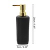 Unique Bargains Classic Vertical Lines Soap Pump Dispenser for Bathroom 350ml 1 Pc - 4 of 4