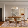 Leopard  Rug - Washable, Animal Print Rug, Large Soft Carpet, Non-Slip, Non-Shedding Brown Carpet - 3 of 4