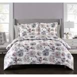 11pc King Blossom Reversible Comforter Set with Sheets Rose - Idea Nuova