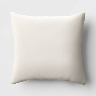 Textural Solid Square Throw Pillow Off-White - Threshold&#8482;