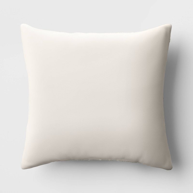Textural Solid Square Throw Pillow Off-White - Threshold&#8482;, 6 of 7
