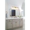 Grayson 4-Light Bath Vanity Light - Contemporary Steel Design with Clear Glass Diffuser - 4 of 4