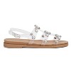 Olivia Miller Women's Crystal Clear Sandals - image 2 of 4