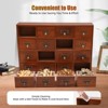 YIYIBYUS Traditional 16 Drawers Wood Apothecary Chest Storage Cabinet - 4 of 4