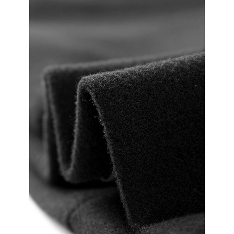 Agnes Orinda Women's Plus Size Trendy Long Sleeve Side Pockets Elegant Winter Overcoats, 5 of 6