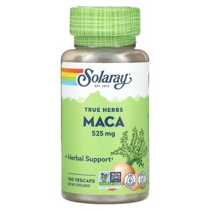 Solaray True Herbs, Maca, 525 mg, 100 VegCaps - 1 of 4