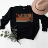 Simply Sage Market Women's Graphic Sweatshirt Thanksgiving Stripe Distressed - 2 of 2