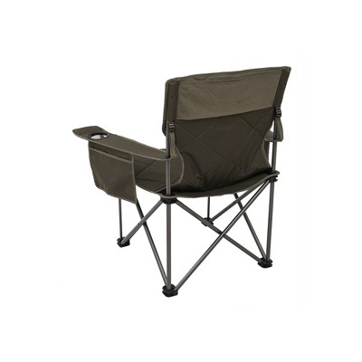 Clay Heavy-Duty Steel Frame Camping Chair with Armrests