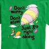 Men's - Dr. Seuss - Don't Worry Go Along Short Sleeve Graphic T-Shirt - 2 of 4