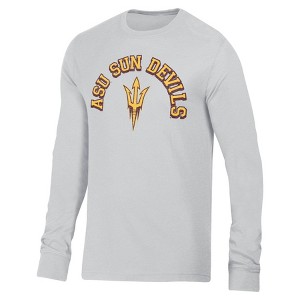 NCAA Arizona State Sun Devils Ash Long Sleeve Shirt : Target