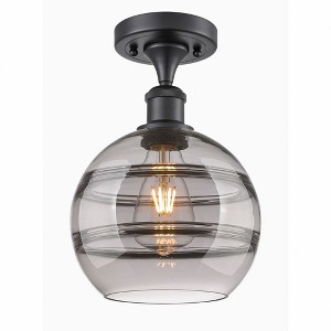 Rochester - 1 Light Semi-Flush Mount In Industrial Style-11.13 Inches Tall and 8 Inches Wide - 1 of 1