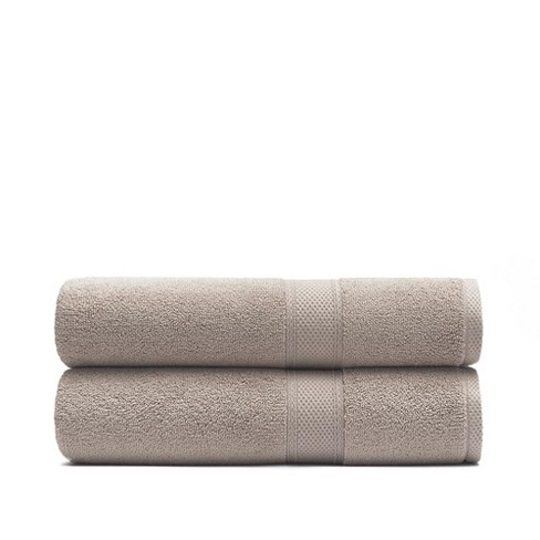 Plush Towels (Lynova), Clay, Bath Towel - Set of 2 - Standard Textile Home