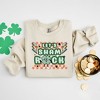 Simply Sage Market Women's Graphic Sweatshirt Let's Sham Rock Lightning Bolt - 3 of 3