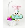 Little Lamb Easter Basket Tag Felt Ornament Kit | MerryStockings - 3 of 3